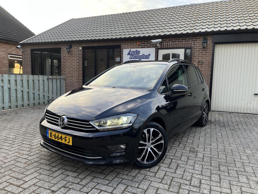 Volkswagen Golf Sportsvan 1.4 TSI Highline Xenon Trekhaak, Voorwielaandrijving, Stof, Gebruikt, Zwart