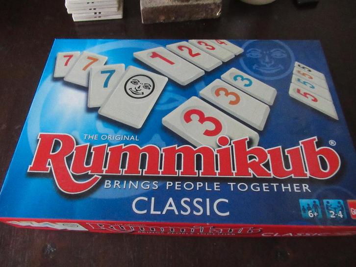 RUMMIKUB Original classic van Goliath, Hobby en Vrije tijd, Gezelschapsspellen | Bordspellen, Nieuw, Een of twee spelers, Drie of vier spelers