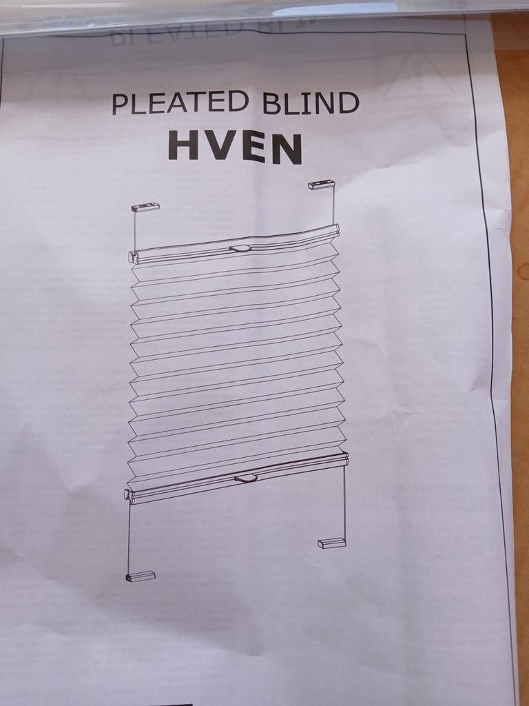 Gordijnen plissé., Zo goed als nieuw, Plissé, Wit, 100 tot 150 cm