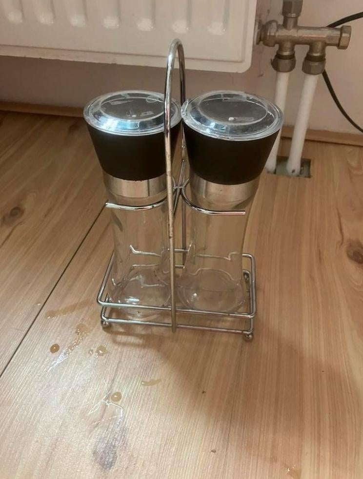 Zout en pepermolen, Huis en Inrichting, Keuken | Keukenbenodigdheden, Ophalen of Verzenden, Zo goed als nieuw
