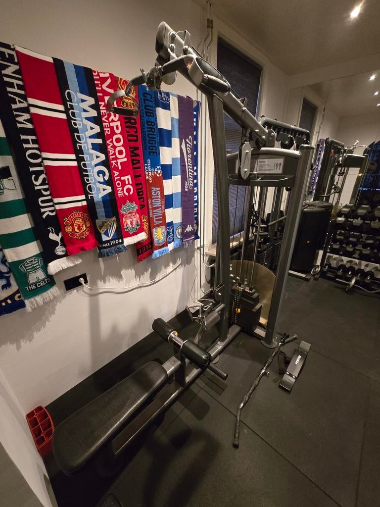 Lat Pulldown & Cable Row Combinatie Machine, Sport en Fitness, Ophalen, Gebruikt, Rug, Overige typen