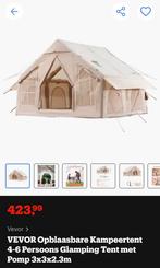 Vevor Opblaasbare Kampeertent 4-6 persoons - Nieuw!, Caravans en Kamperen, Tenten, Ophalen