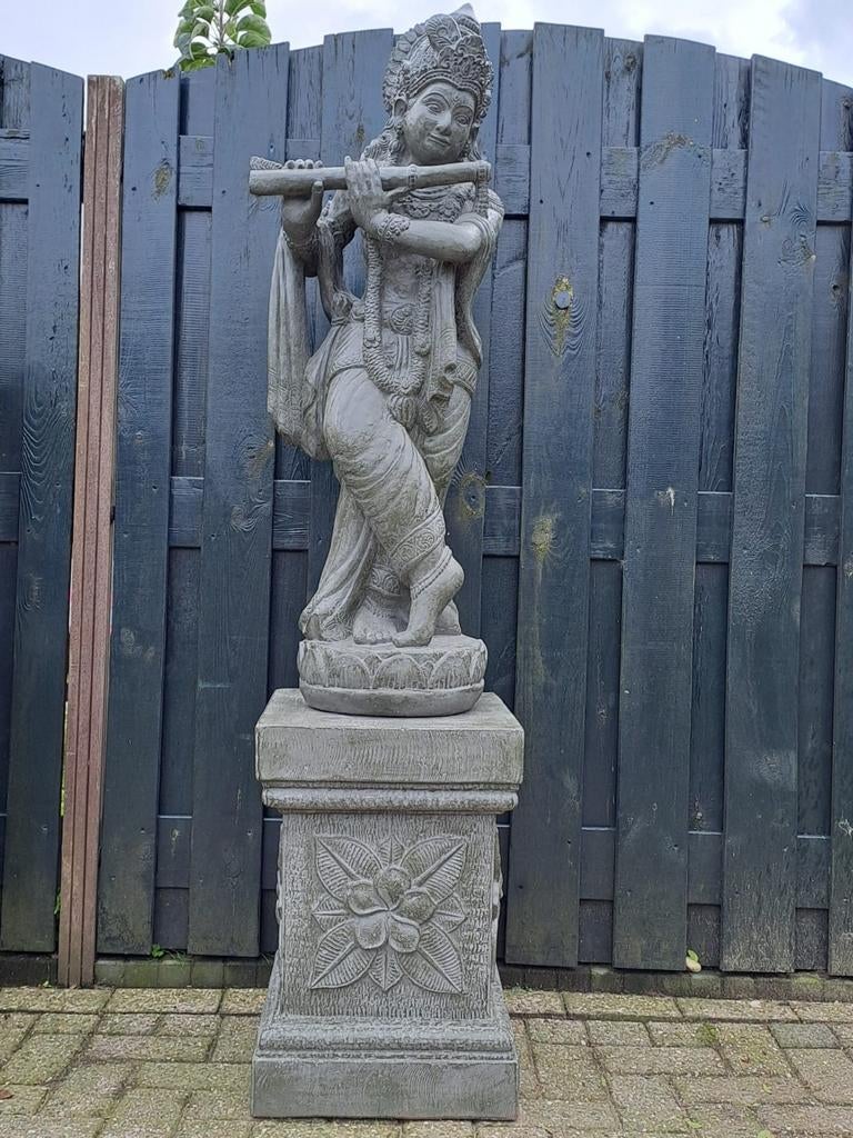 Krishna 115cm - hindoegod, Ophalen, Www.ibizasfeer.nl, Nieuw, Info@ibizasfeer.nl