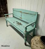 Oud Indiaans station bankje, Ophalen