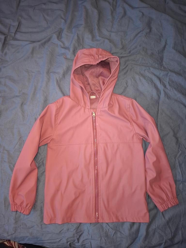 Roze regenjas maat 122/128 waterafstotend, Kinderen en Baby's, Kinderkleding | Maat 122, Zeeman, Meisje, Ophalen of Verzenden