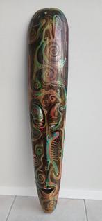 Groot masker Afrikaans houtsnijwerk 1 meter, Antiek en Kunst, Kunst | Niet-Westerse kunst, Ophalen of Verzenden