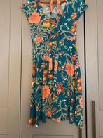 King Louie zomerjurk bloemen maat M, Maat 38/40 (M), Blauw, Ophalen of Verzenden, Zo goed als nieuw