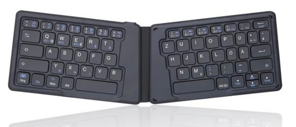 ️Universeel compact dunne wireless mini keyboard opvouwbaar, Computers en Software, Toetsenborden, Opvouwbaar, Honor, Ophalen of Verzenden