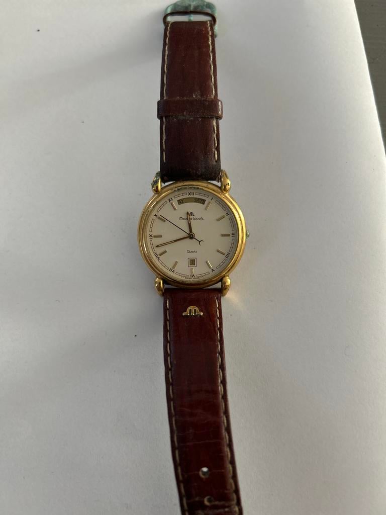 Voor MAURICE LACROIX Horlogebanden Lederen Horlogeband 20mm 22mm Vouwgesp Leisure Business Koe Lederen Armband