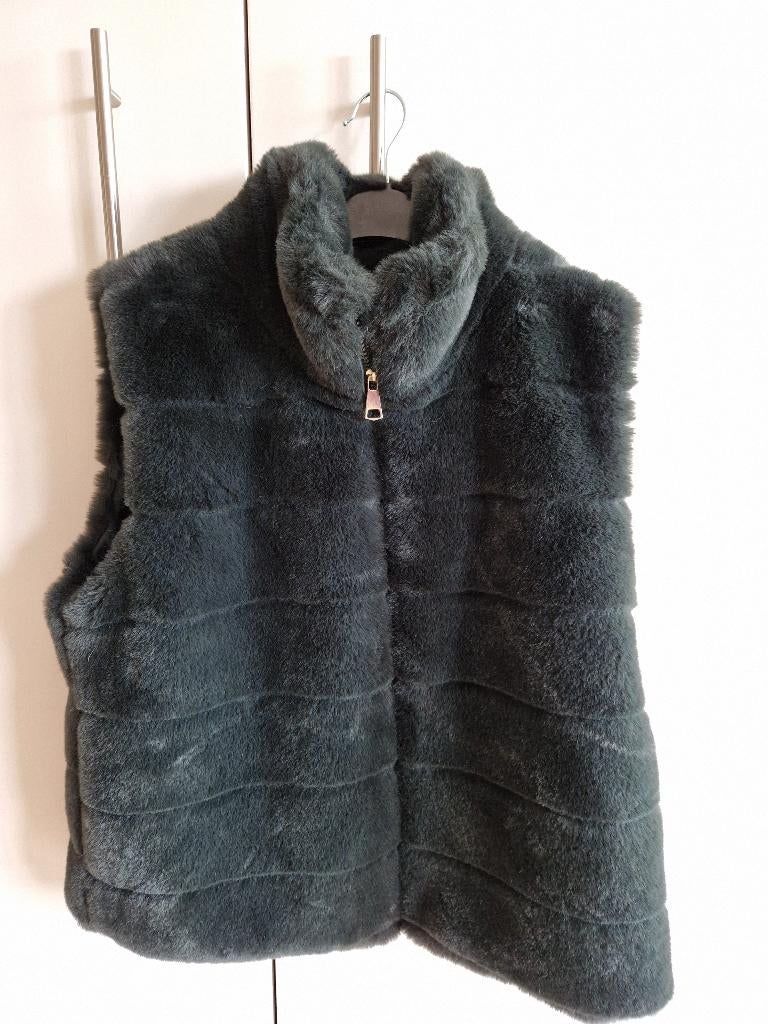 Heerlijk zachte bodywarmer petrol/groen als nieuw!, Kleding | Dames, Bodywarmers, Maat 38/40 (M), Ophalen of Verzenden, Zo goed als nieuw