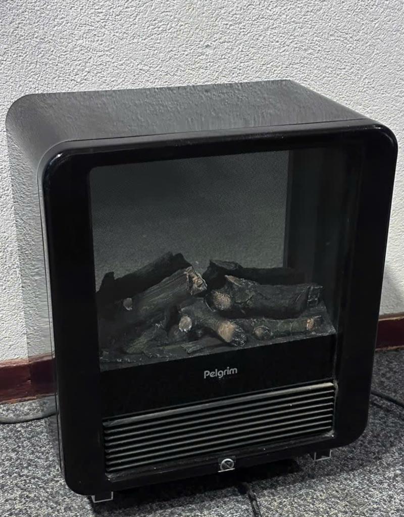 Mini Pelgrim Sfeerhaard met warmte, Ophalen of Verzenden, Gebruikt, Vrijstaande haard, Elektrische haard