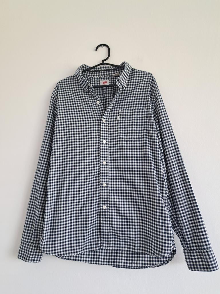 Levi's Geruite Blouse Overhemd maat M, Kleding | Heren, Overhemden, Ophalen of Verzenden, Zo goed als nieuw, Levi’s