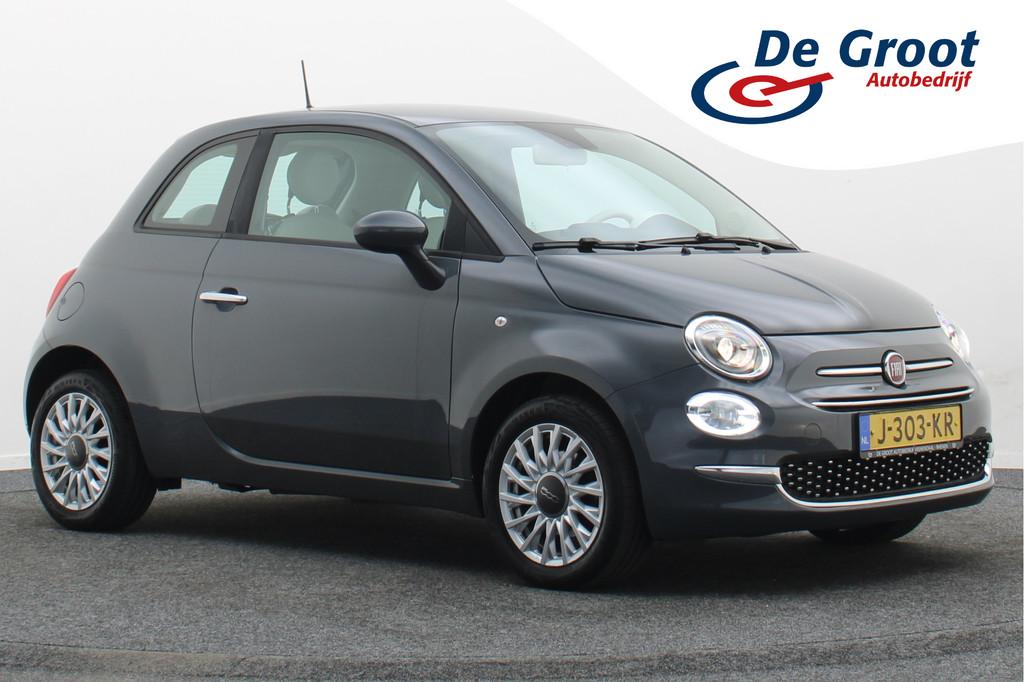 Fiat 500 1.0 Hybrid Lounge LED, Apple Carplay, Cruise, PDC,, Voorwielaandrijving, Stof, Euro 6, 4 stoelen