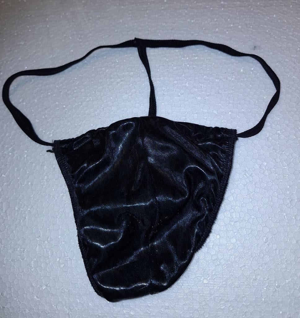 Nieuwe superkleine glimmende string maat M/L, Kleding | Heren, Ondergoed, Verzenden, Zwart, Slip