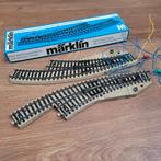Märklin 5141+5142 H0 boogwissels M-rails 2 stuks in doos, Hobby en Vrije tijd, Modeltreinen | H0, Wisselstroom, Gebruikt, Rails
