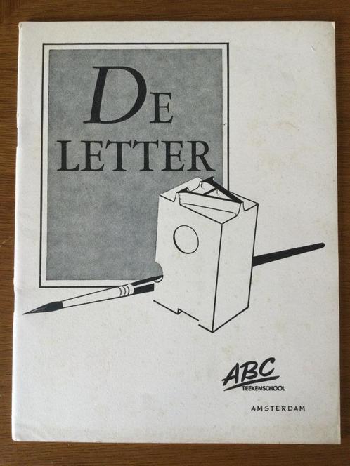 ABC Tekenschool Amsterdam – "de letter" (1930-1950), Verzamelen, Retro, Huis en Inrichting, Ophalen of Verzenden