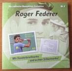 Oostenrijk, Zilveren postzegel Roger Federer, 2010, Postzegels en Munten, Verzenden