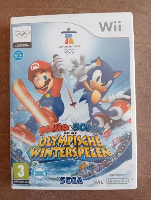 MARIO & SONIC op de Olympische Winterspelen, Spelcomputers en Games, Games | Nintendo Wii, Zo goed als nieuw, Sport, 3 spelers of meer
