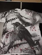 metal shirt: Metallica- Whom the bells tolls *allover*..wk47, Kleding | Heren, T-shirts, Maat 52/54 (L), Zo goed als nieuw, Verzenden