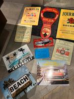 Mooie metalen reclame borden voor mancave , overkapping, Ophalen of Verzenden, Zo goed als nieuw, Reclamebord