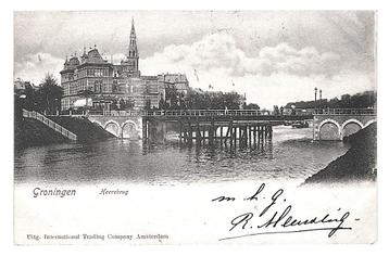 981182 Groningen Heerebrug 1903 Gelopen met zegel beschikbaar voor biedingen
