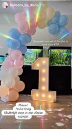 Halve ballonnen boog te huur incl. lichtcijfer naar keuze, Ophalen, Zo goed als nieuw, Verjaardag