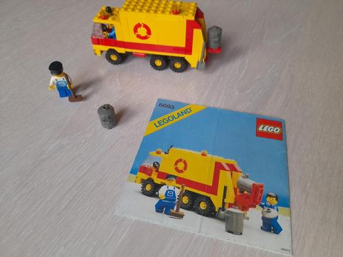 Lego Legoland 6693 Refuse Collection Truck, Kinderen en Baby's, Speelgoed | Duplo en Lego, Gebruikt, Lego, Complete set, Ophalen of Verzenden