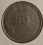 50 lira Turkije 1985, Postzegels en Munten, Ophalen of Verzenden