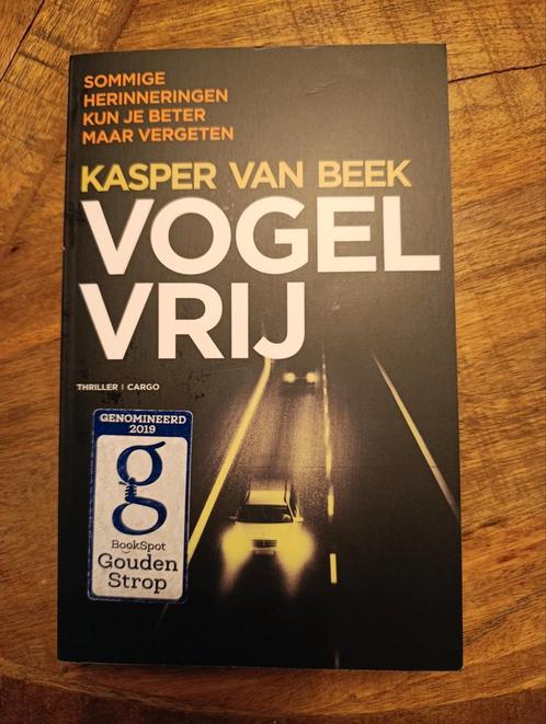 Kasper van Beek - Vogelvrij, Boeken, Thrillers, Zo goed als nieuw, Nederland, Ophalen of Verzenden