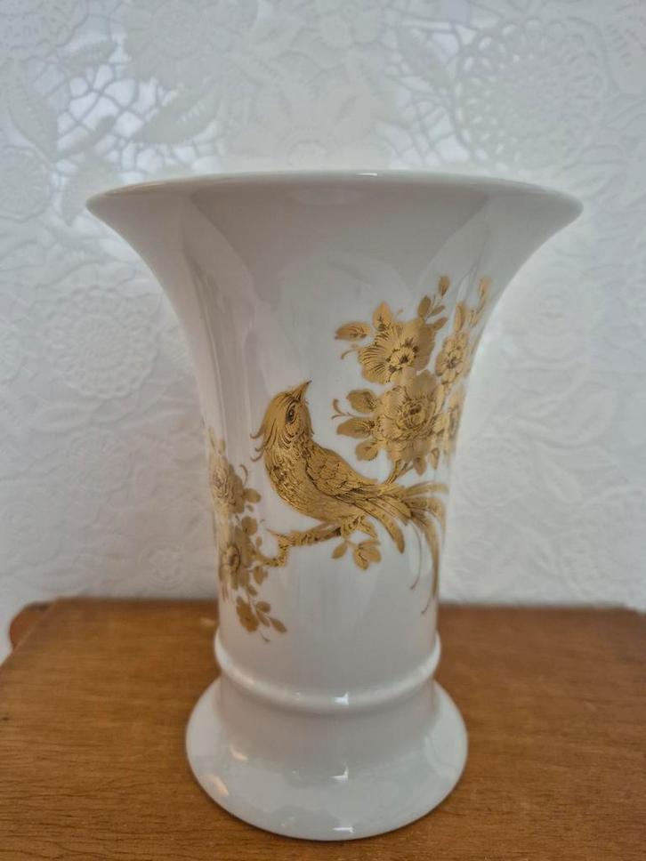 Prachtige AK Kaiser Germany porseleinen vaas, Antiek en Kunst, Antiek | Vazen, Ophalen of Verzenden