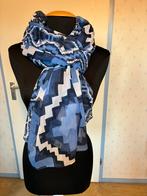 140 Expresso sjaal Elmario in blauw/wit, Expresso, Verzenden, Zo goed als nieuw, Sjaal