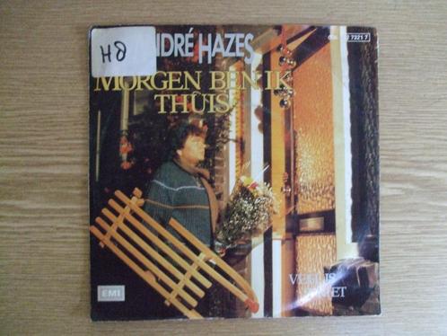 ANDRE HAZES   MORGEN BEN IK THUIS / VEEL IS 'T NIET, Cd's en Dvd's, Vinyl Singles, Zo goed als nieuw, Single, Nederlandstalig