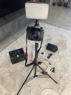 Sony A7 Full Frame + 50mm f/1.8 + Grip + Licht + Low Shutter, Gebruikt, Ophalen of Verzenden, Sony, 24 Megapixel