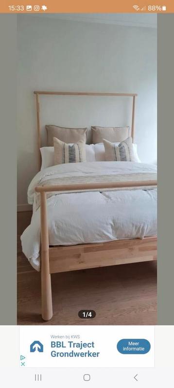 Houten bedframe ikea - afbeelding 4