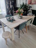 Eettafel 6persoons, Huis en Inrichting, Tafels | Eettafels, Ophalen of Verzenden, Zo goed als nieuw, Rechthoekig, 50 tot 100 cm