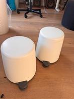 2 white matching trash can 10L, Huis en Inrichting, Ophalen, Kunststof, 40 liter of meer, Zo goed als nieuw