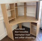 PRAKTISCH IKEA HOEKBUREAU MET OPBOUW (type GOLIAT), Ophalen, Zo goed als nieuw, Bureau