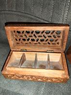 Oud brocante antieke postzegel bakje, Antiek en Kunst, Curiosa en Brocante, Ophalen of Verzenden