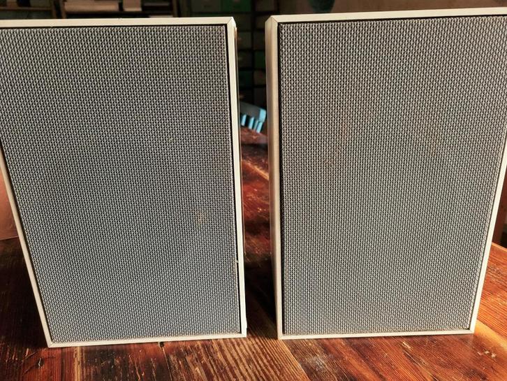 Vintage Hifi LUIDSPREKERS / Boxen / Geluidsboxen, Audio, Tv en Foto, Luidsprekers, Gebruikt, Front, Rear of Stereo speakers, Minder dan 60 watt