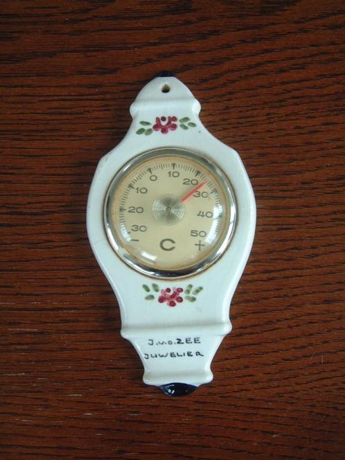 Oude Thermometer J.v.d.Zee Juwelier ca 1960, Verzamelen, Overige Verzamelen, Ophalen of Verzenden