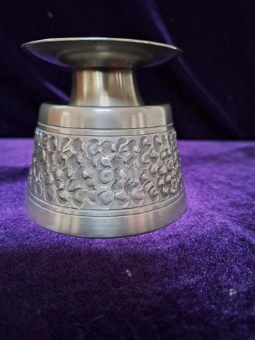 Vintage Noorse Kandelaar Perletinn- Brutalistisch beschikbaar voor biedingen