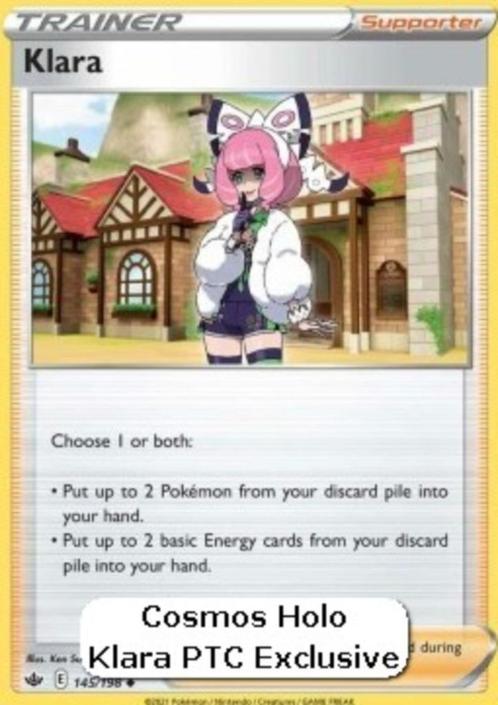Klara #145 - CRE -Chilling Reign, Hobby en Vrije tijd, Verzamelkaartspellen | Pokémon, Nieuw, Losse kaart, Verzenden