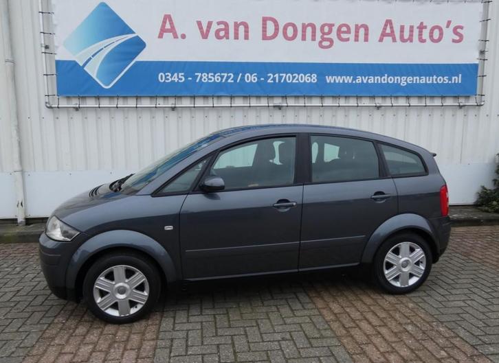 Audi A2 1.4 75PK,2e Eignr,Org.NL,Clima,Cruise,Netjes, Auto's, Audi, Particulier, A2, ABS, Airbags, Boordcomputer, Centrale vergrendeling