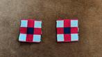 WW2 mouwemblemen Scots Guards., Ophalen of Verzenden, Landmacht, Engeland, Embleem of Badge