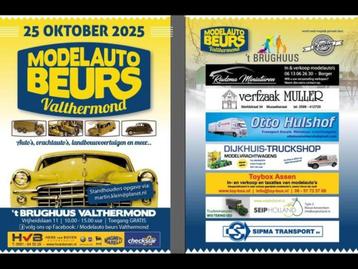 25 Oktober Modelbeurs Valthermond ( Drenthe) beschikbaar voor biedingen