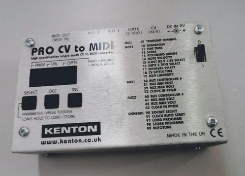 Kenton CV to MIDI (also: MFB Seq-03), Muziek en Instrumenten, Midi-apparatuur, Zo goed als nieuw, Ophalen of Verzenden