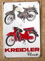 Vintage Kreidler brommer metalen bord formaat A4 (21x29 cm), Verzenden, Nieuw