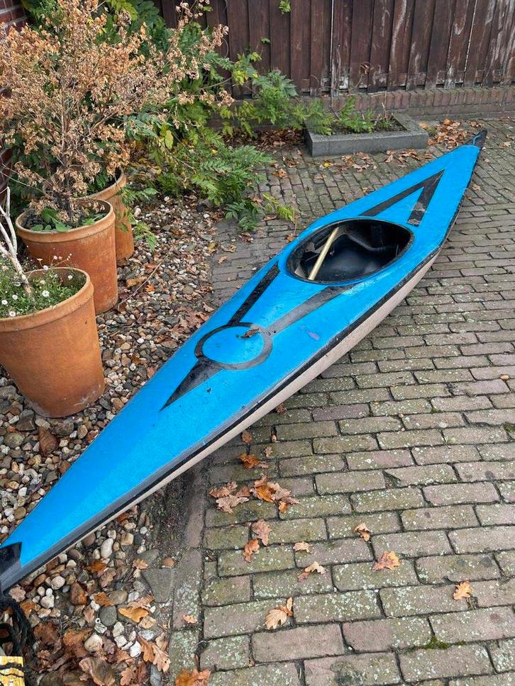 Blauwe Kano - Stevig en klaar voor avontuur! Voor kinder !!!, Watersport en Boten, Kano's, Gebruikt, Canadese kano of Open kano