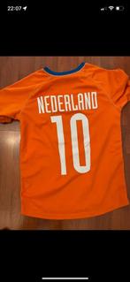 Voetbalshirt oranje Koningsdag Nederland nr 10 maat 146/152, Kinderen en Baby's, Ophalen of Verzenden, Gebruikt, Jongen, Shirt of Longsleeve
