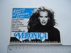 sticker oud Veronica model pinup retro tv radio rur dynasty, Verzenden, Zo goed als nieuw, Bedrijf of Vereniging